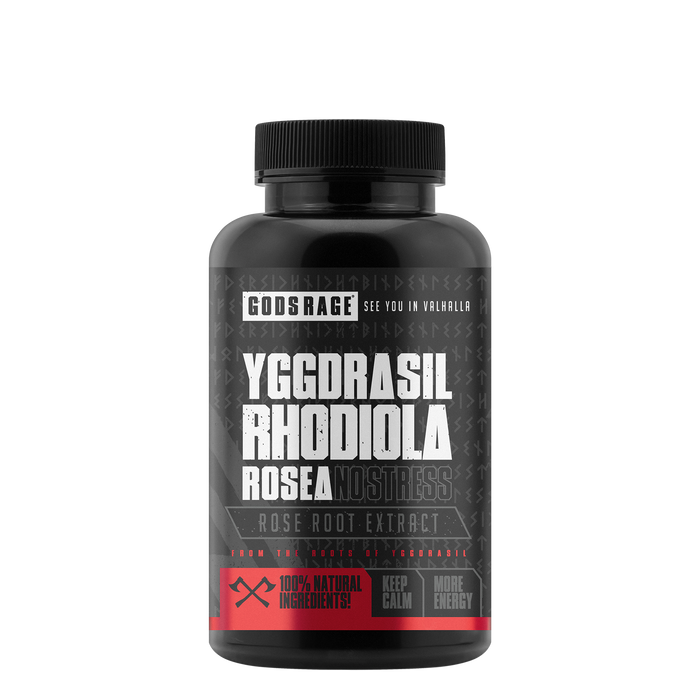 Yggdrasil Rhodiola Rosea Gods Rage - 120 Capsules