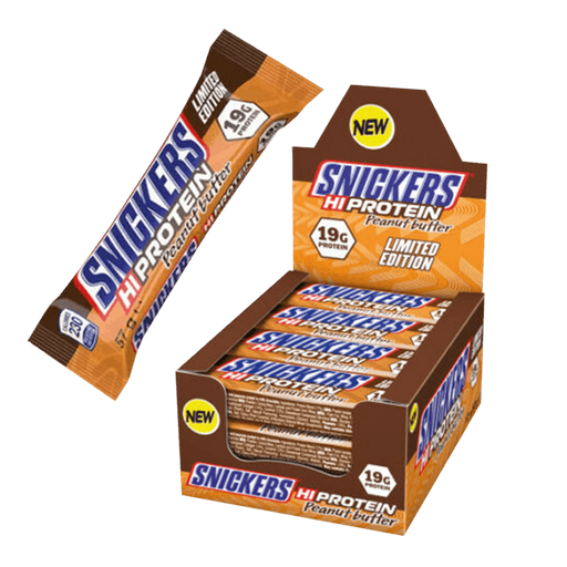 Snickers Hi Protein Bar Peanut Butter - 12x57g